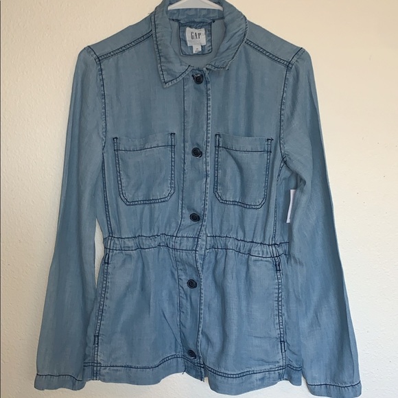 GAP Tops - GAP Oversized Denim Shirt